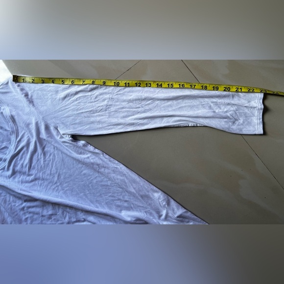 Paraphrase Long Sleeve Tunic Tee PARAPHRASE Women White PulloverT-Shirt Size M - Picture 11 of 16